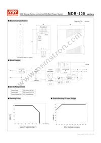 MDR-100-12 Datasheet Page 2