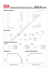 MDR-20-15 Datasheet Page 2
