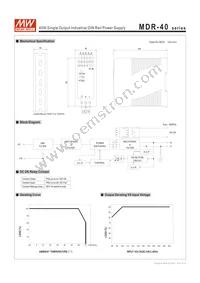 MDR-40-48 Datasheet Page 2