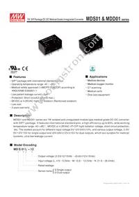MDS01N-05 Datasheet Cover