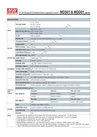 MDS01N-05 Datasheet Page 3