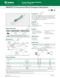 MDSM-DTR-25-30 Datasheet Cover