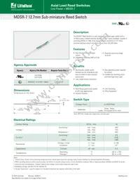 MDSR-7-6-25 Datasheet Cover