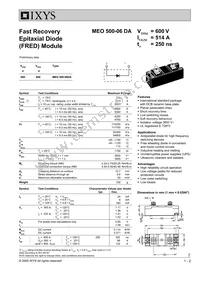 ME0500-06DA Datasheet Cover