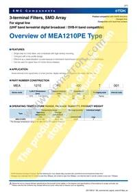 MEA1210PE400T001 Datasheet Page 3