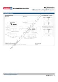 MEA1D2405DC Datasheet Page 8