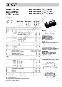 MEA300-06DA Datasheet Cover