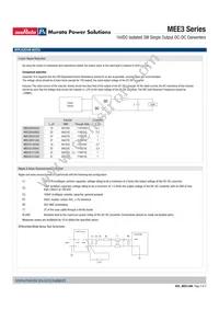 MEE3S0515SC Datasheet Page 3