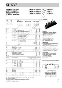 MEE95-06DA Datasheet Cover