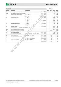 MEK600-04DA Datasheet Page 2