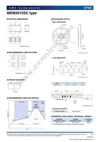 MEM2012SC101T001 Datasheet Page 3