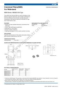 MEM2012W241RT001 Datasheet Cover