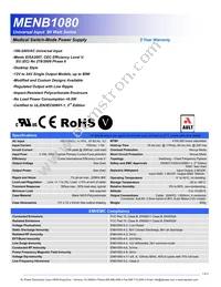 MENB1080A1251F01 Datasheet Cover