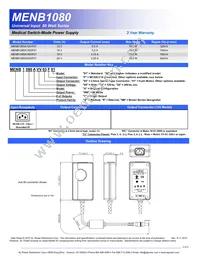 MENB1080A1251F01 Datasheet Page 2