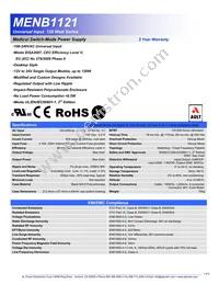 MENB1121A1851F01 Datasheet Cover