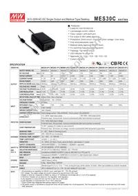 MES30C-6P1J Datasheet Cover