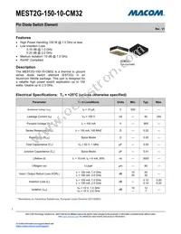MEST2G-150-10-CM32 Datasheet Cover