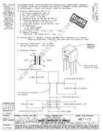 MET-17 Datasheet Cover