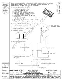 MET-28 Datasheet Cover