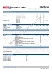 MEV1S0515DC Datasheet Page 3