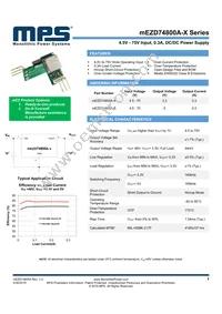 MEZD74800A-A Datasheet Cover