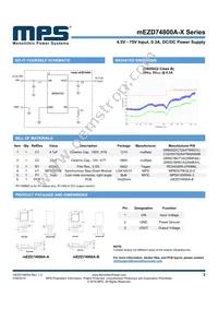 MEZD74800A-A Datasheet Page 2