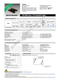 MF-GSMF300/36X-2 Datasheet Cover