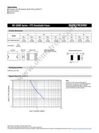 MF-GSMF300/36X-2 Datasheet Page 2