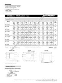 MF-LS100S Datasheet Page 2