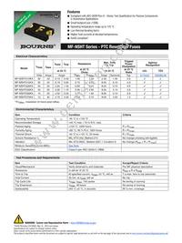 MF-NSHT035KX-2 Datasheet Cover