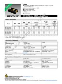 MF-PSHT010X-2 Datasheet Cover