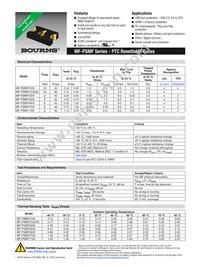 MF-PSMF110X-2 Datasheet Cover