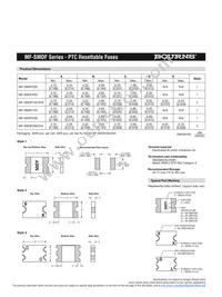MF-SMDF100-2 Datasheet Page 2
