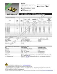 MF-USMF175-2 Datasheet Cover