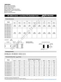 MF-USML550/12-2 Datasheet Page 2