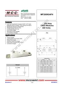 MF200K04F4-BP Datasheet Cover