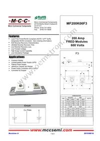 MF200K06F3-BP Datasheet Cover