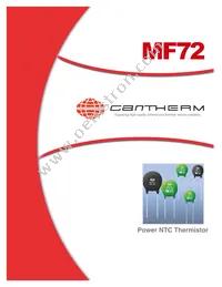 MF72-016D25 Datasheet Cover