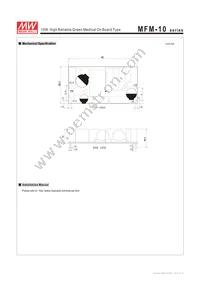 MFM-10-15 Datasheet Page 4