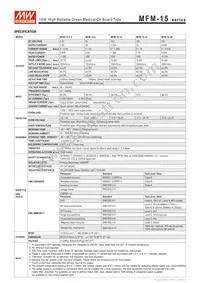 MFM-15-24 Datasheet Page 2