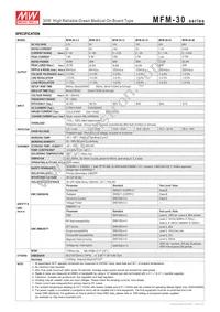 MFM-30-3.3 Datasheet Page 2