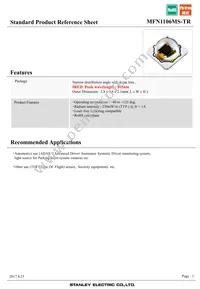 MFN1106MS-TR Datasheet Cover