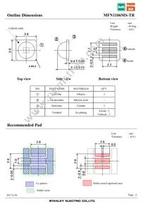 MFN1106MS-TR Datasheet Page 2