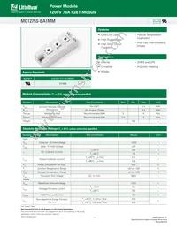 MG1275S-BA1MM Datasheet Cover