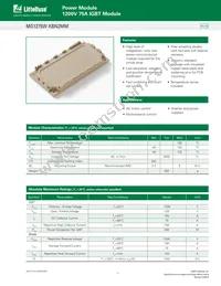 MG1275W-XBN2MM Datasheet Cover