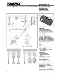 MG400J2YS61A Datasheet Cover