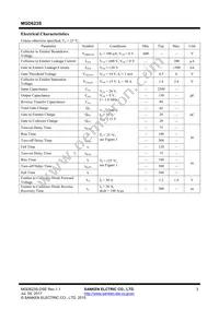 MGD623S Datasheet Page 3