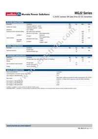 MGJ2D121509SC Datasheet Page 2