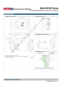 MGJ6D052005SC Datasheet Page 16