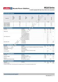 MGJ6T05150505MC-R7 Datasheet Page 2